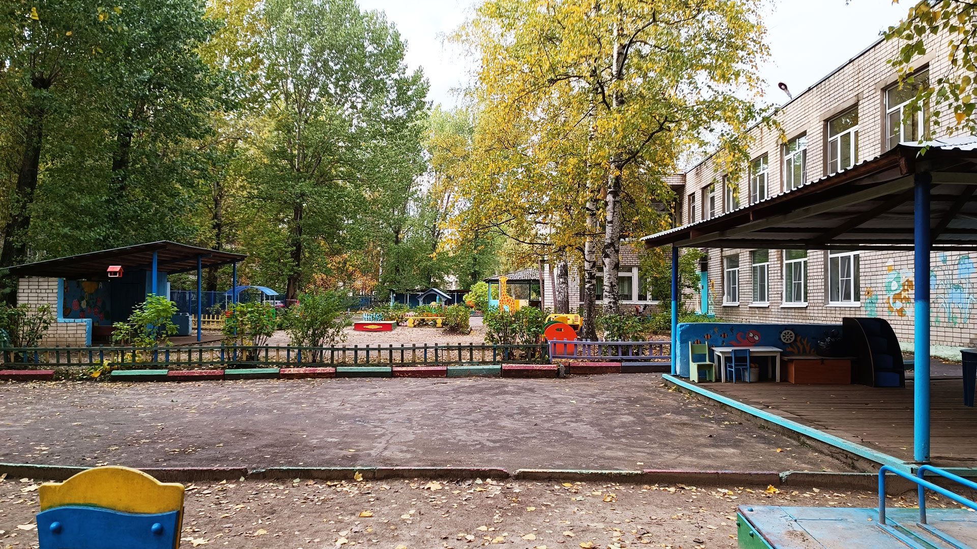Детский сад 91 Ярославль: игровая площадка для детей.