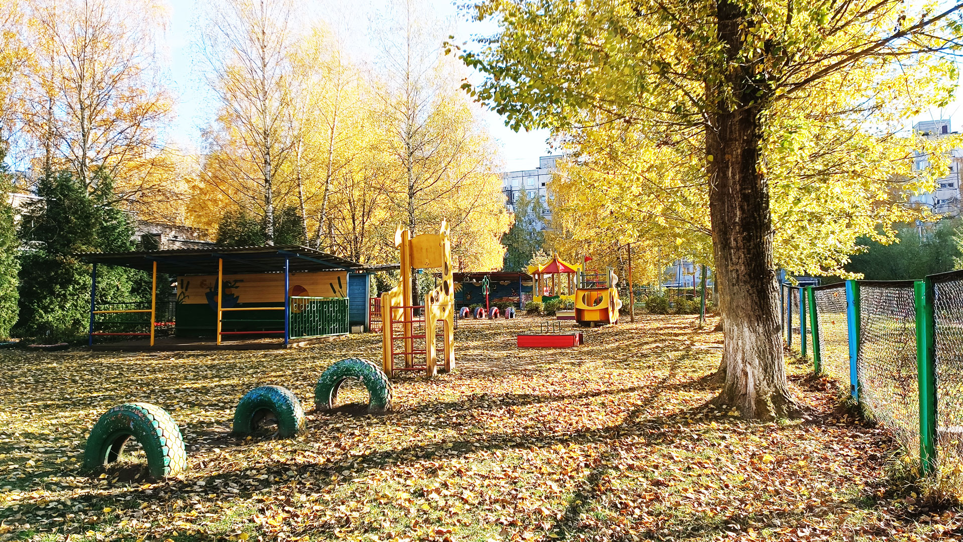 Детский сад 61 Ярославль: игровая площадка для детей.