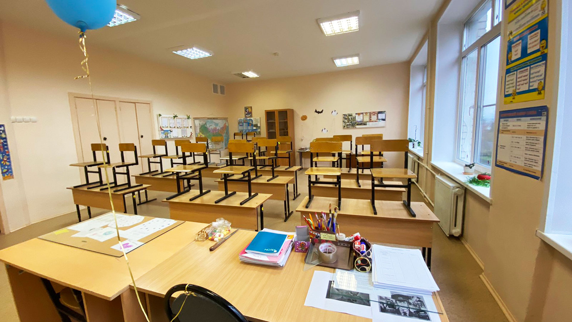 Санаторная школа-интернат 10 Ярославль: учебный класс.