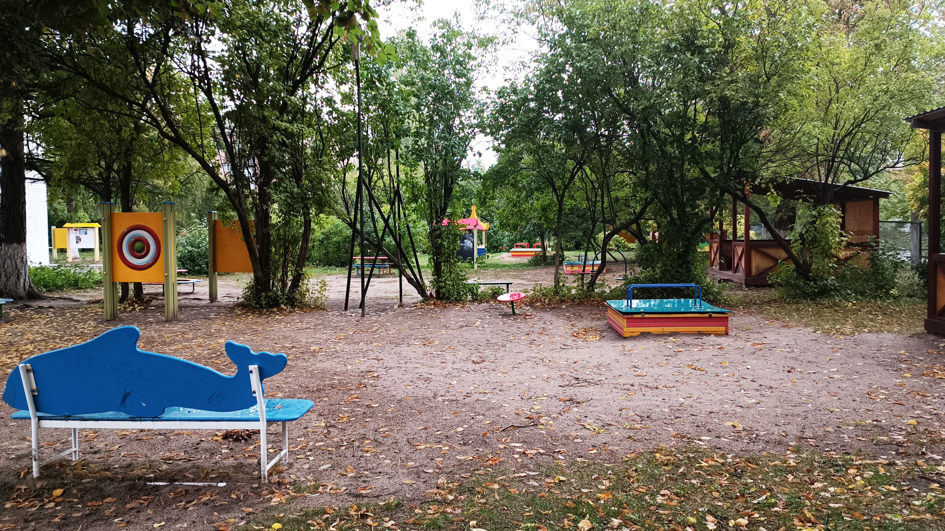 Детский сад 170 Ярославль: прогулочная площадка.