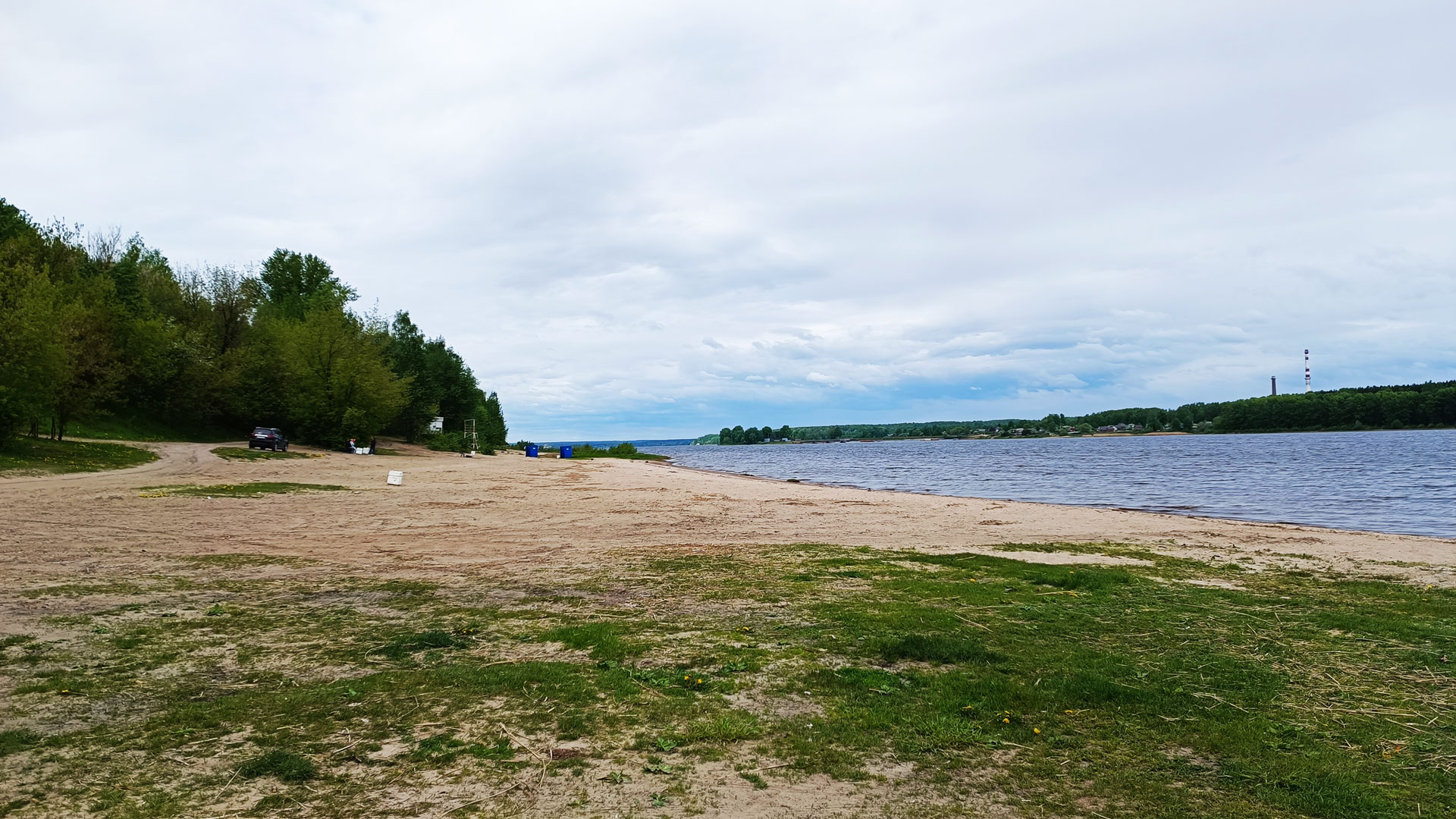 Норский пляж Ярославль: общая территория.