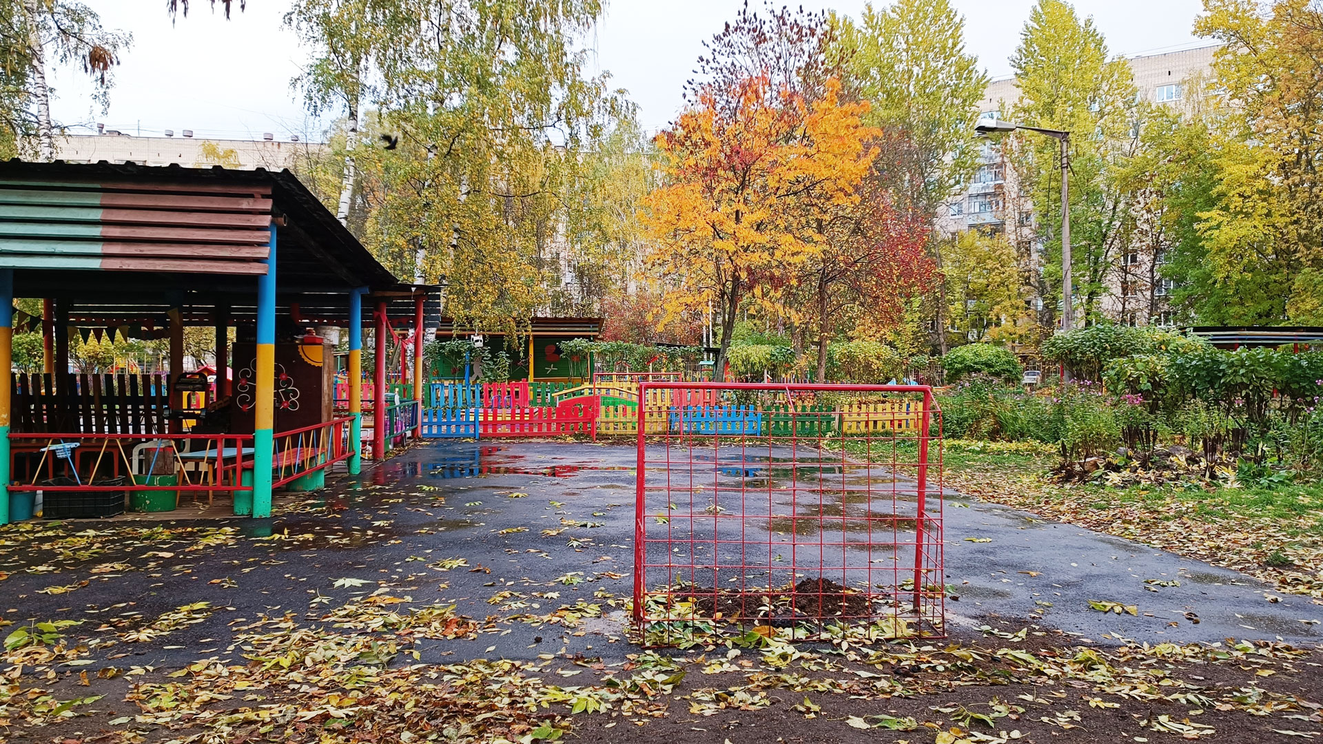 Детский сад 120 Ярославль: площадка для спорта.