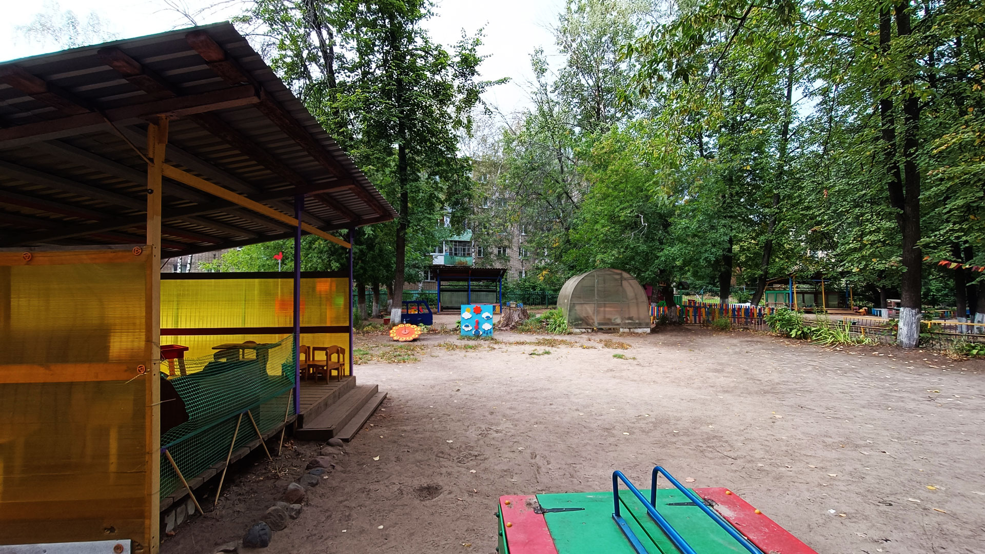 Детский сад 214 Ярославль: игровые площадки и веранды.
