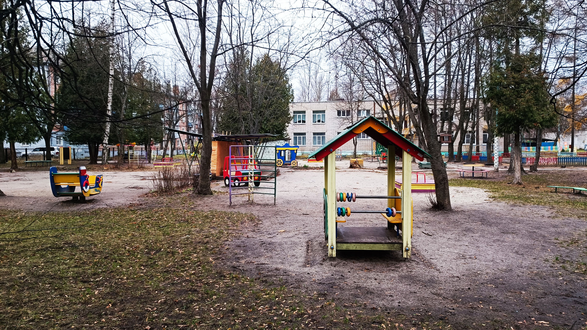 Детский сад 29 Ярославль: площадка для игр и прогулок.