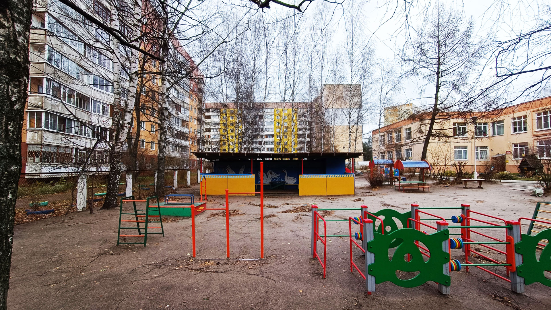 Детский сад 151 Ярославль: зона игровой территории.