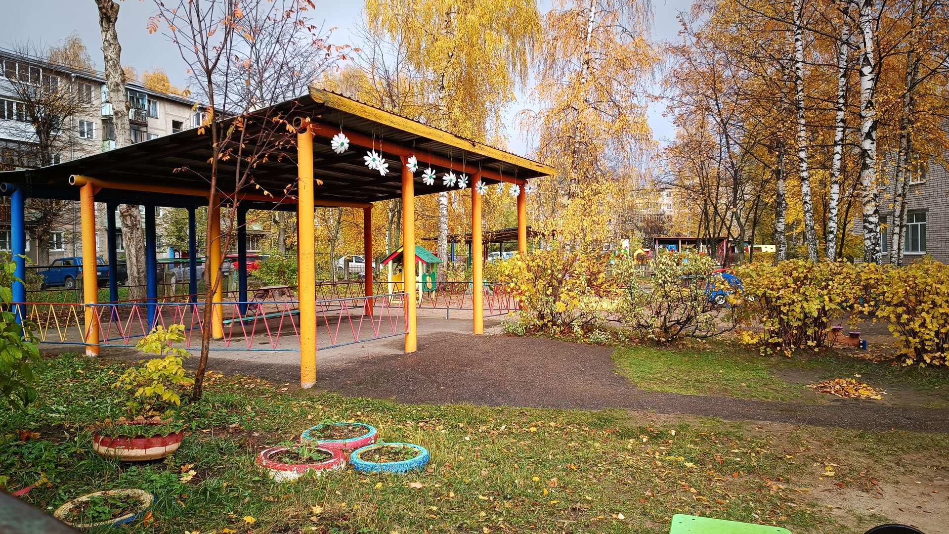 Детский сад 15 Ярославль: игровая площадка для детей.