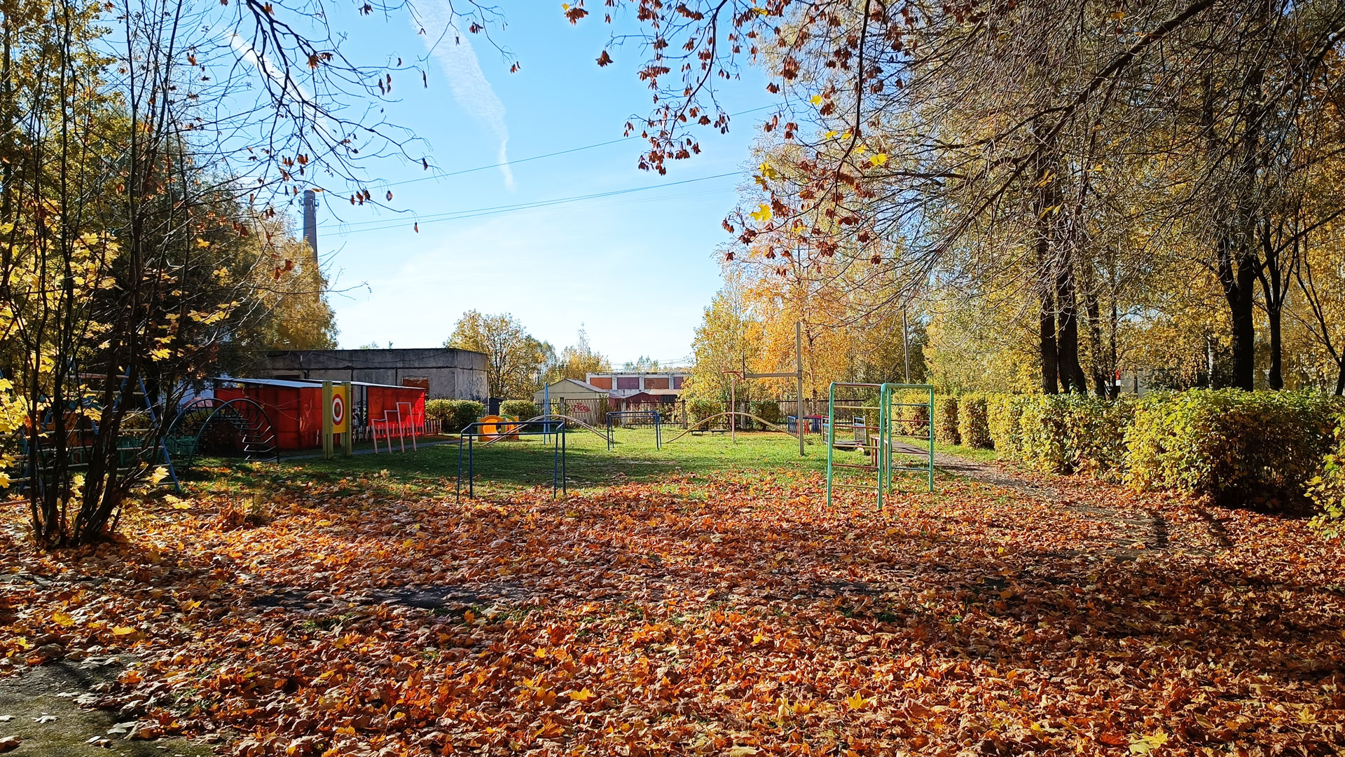 Детский сад 54 Ярославль: спортивная площадка.