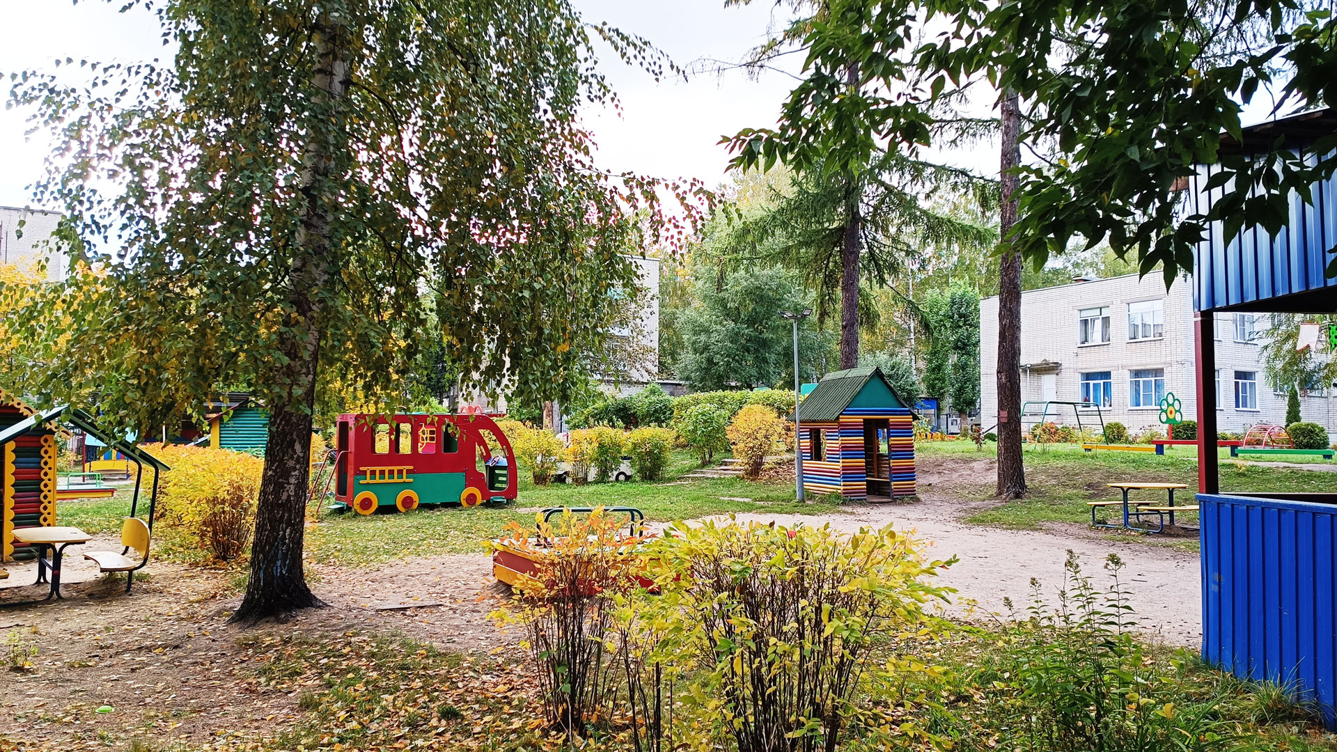 Детский сад 232 Ярославль: площадка для игр.