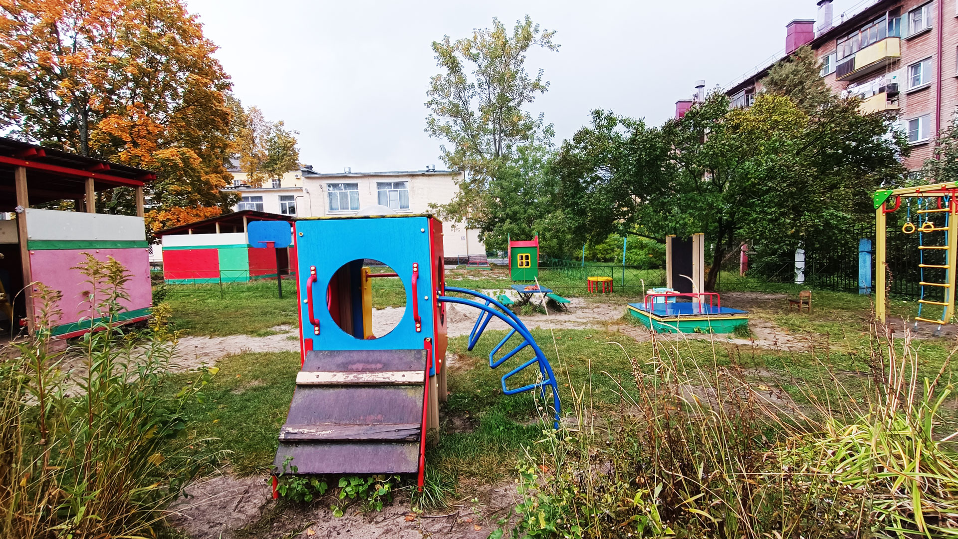 Детский сад 89 Ярославль: зона игровой территории.