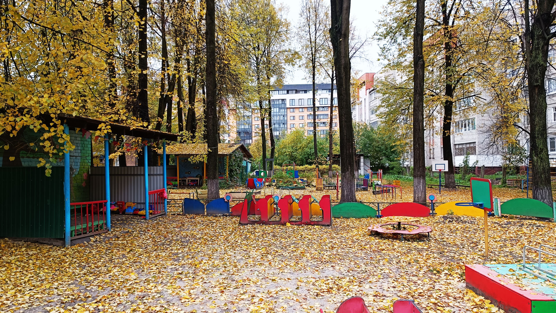Детский сад 7 Ярославль, пр-т Октября: детская площадка. 