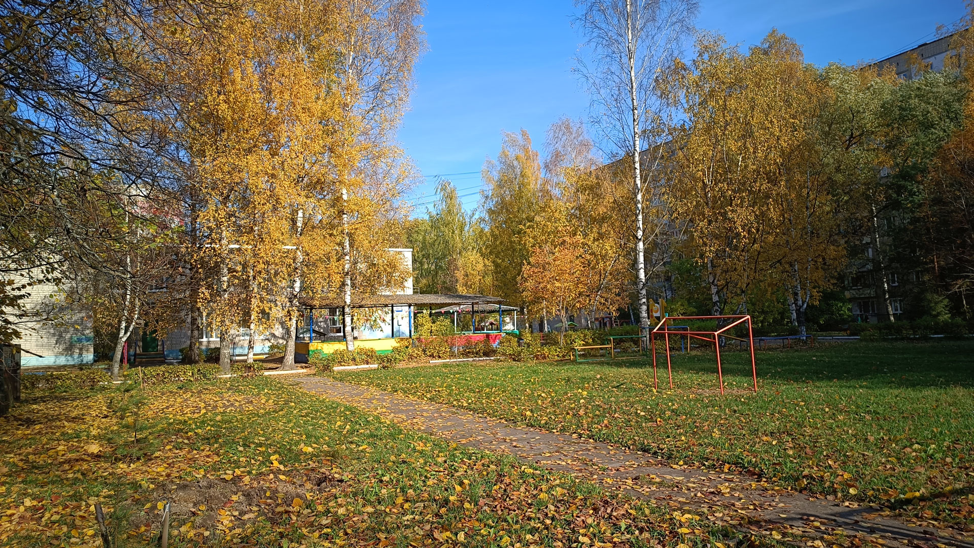 Детский сад 235 Ярославль: спортивная площадка.