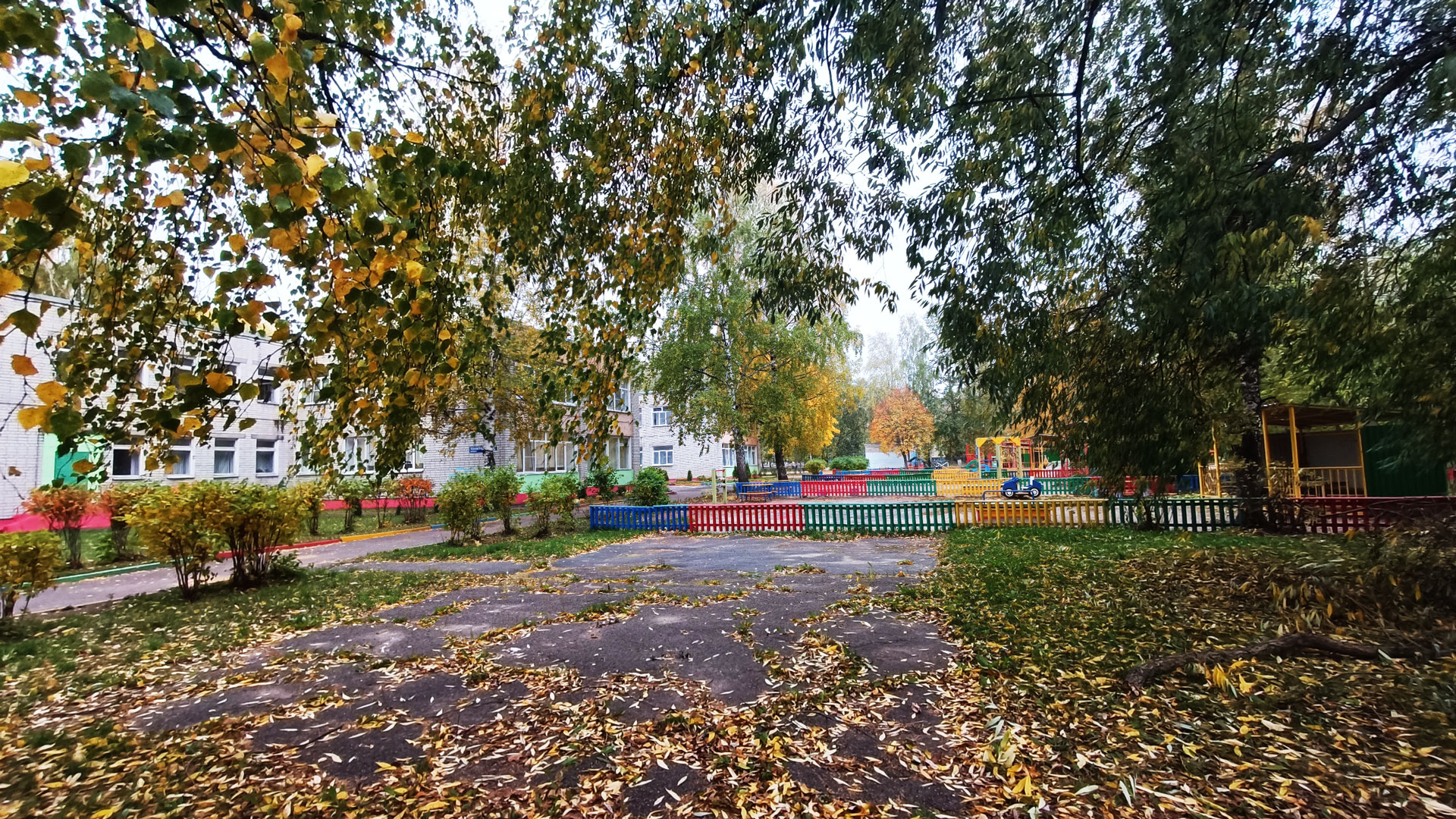 Детский сад 193 Ярославль: площадка для прогулок.