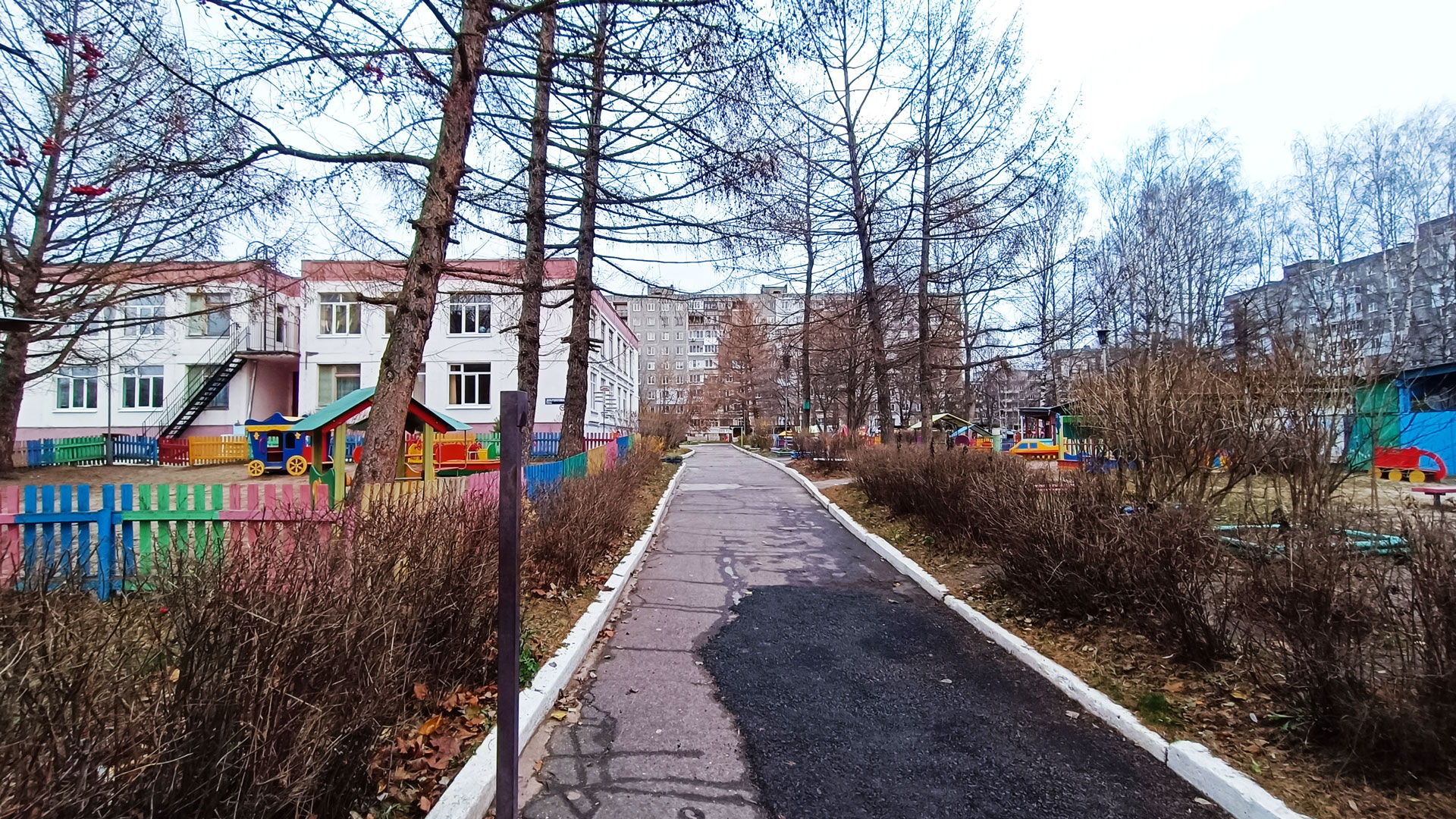 Детский сад 140 Ярославль: общий вид здания.