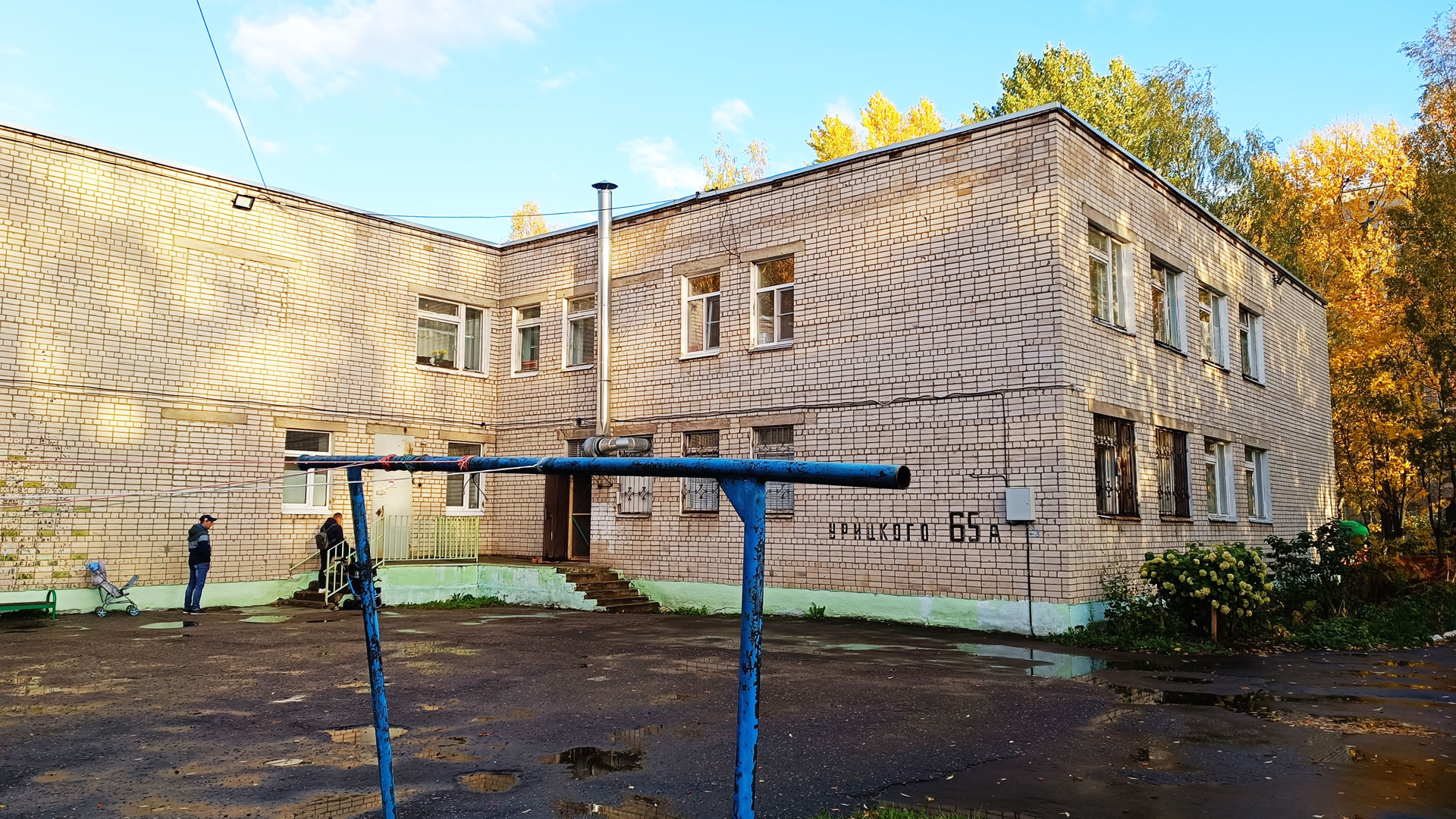 Детский сад 135 Ярославль: общий вид здания.