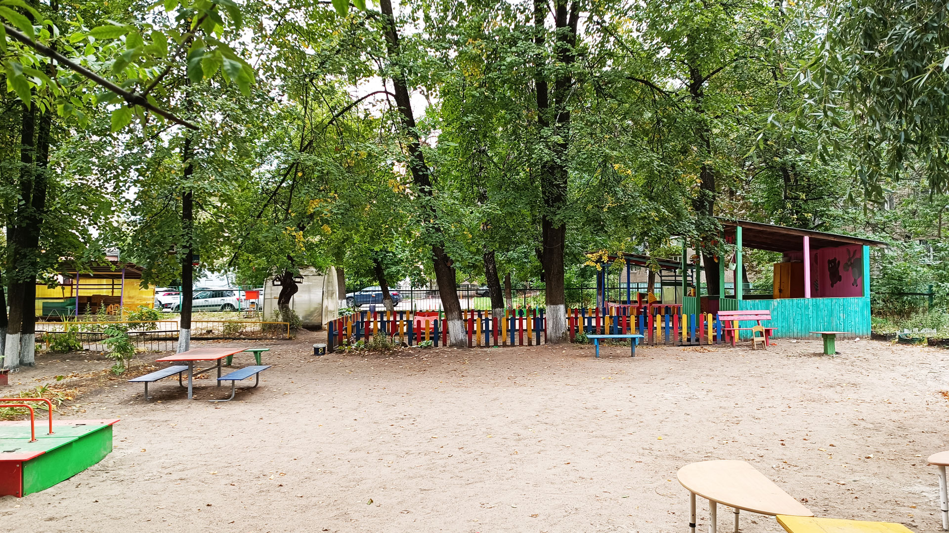 Детский сад 214 Ярославль: зона игровой территории.