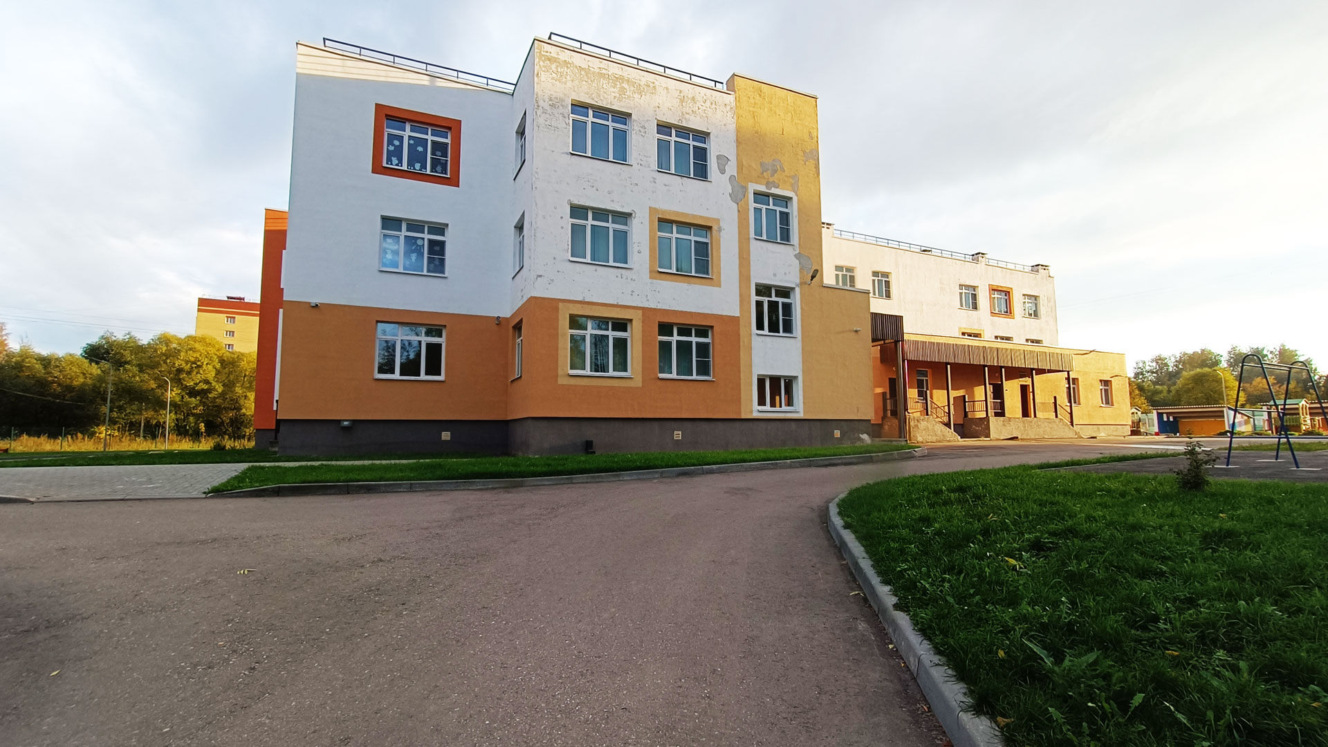 Детский сад 84 Ярославль: общий вид здания.