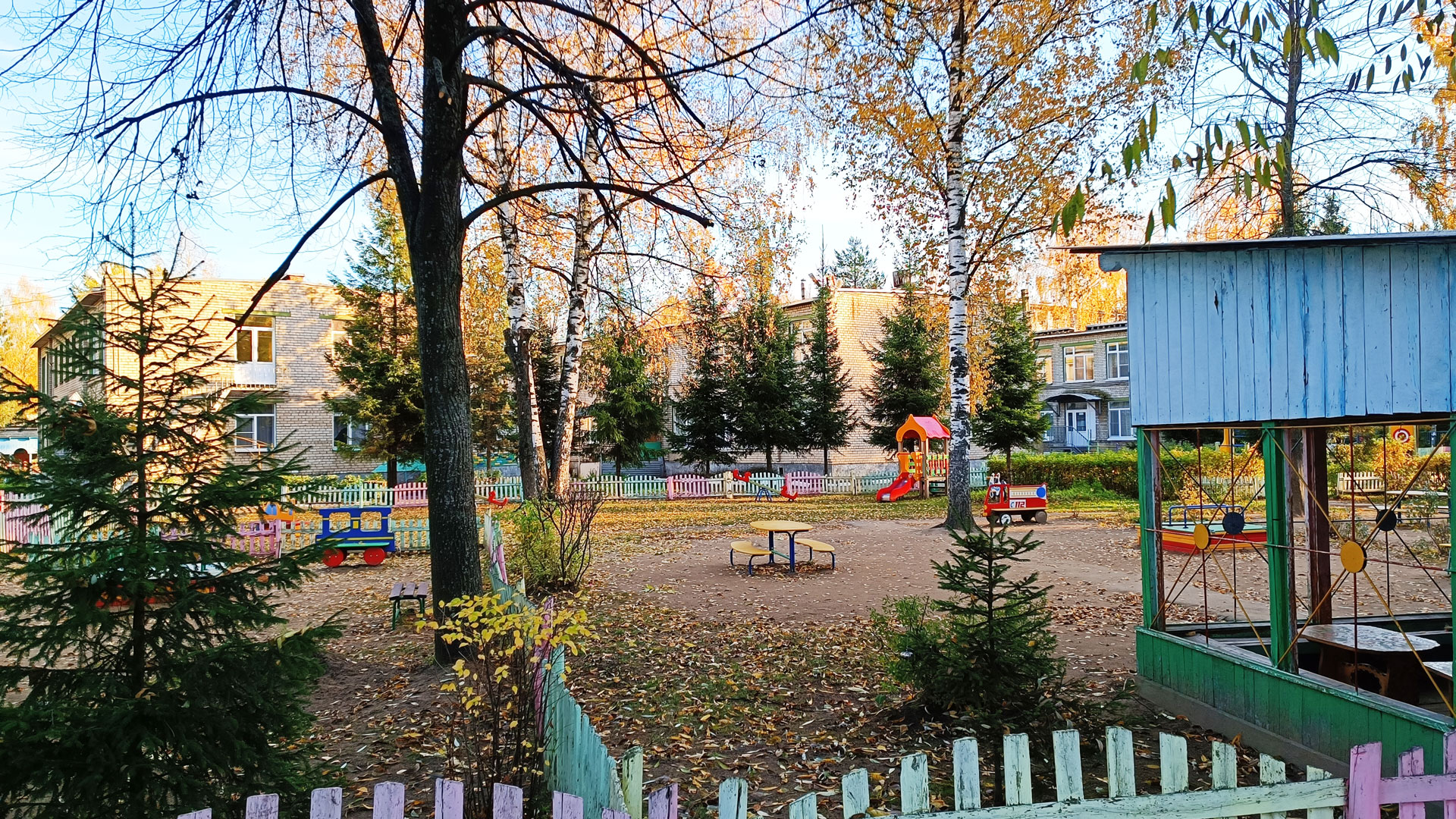 Детский сад 211 Ярославль: зона игровой территории.