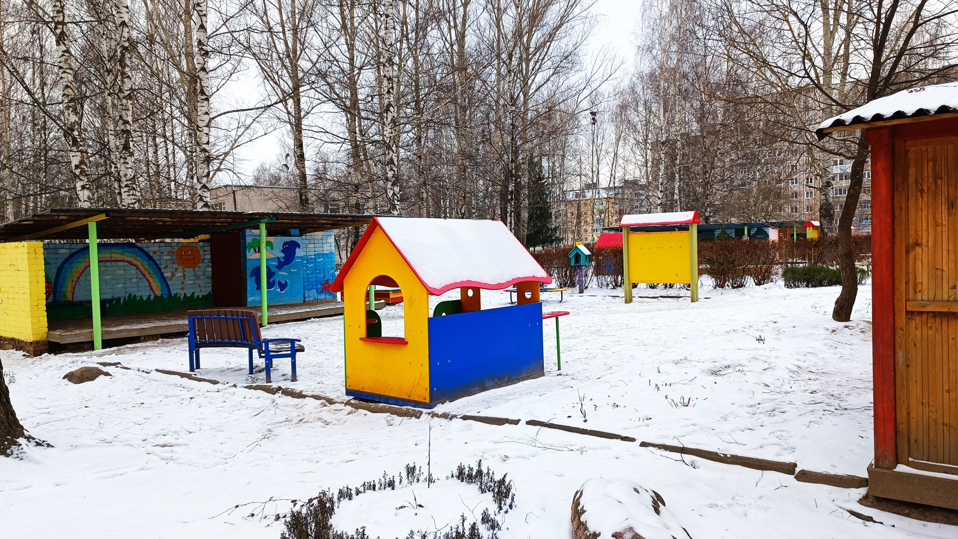 Детский сад 142 Ярославль: участок для игровой деятельности.