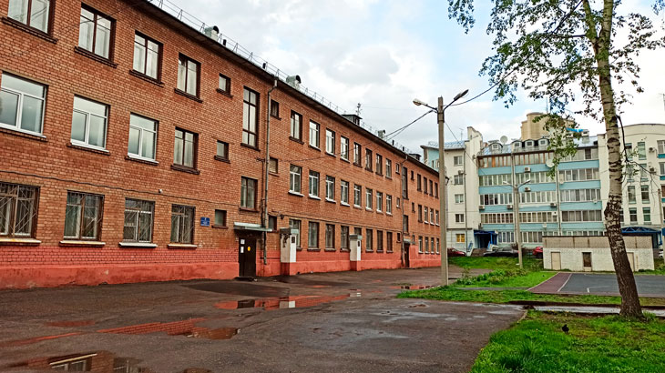 Школа № 7 в Ярославле: здание 1959 года постройки.
