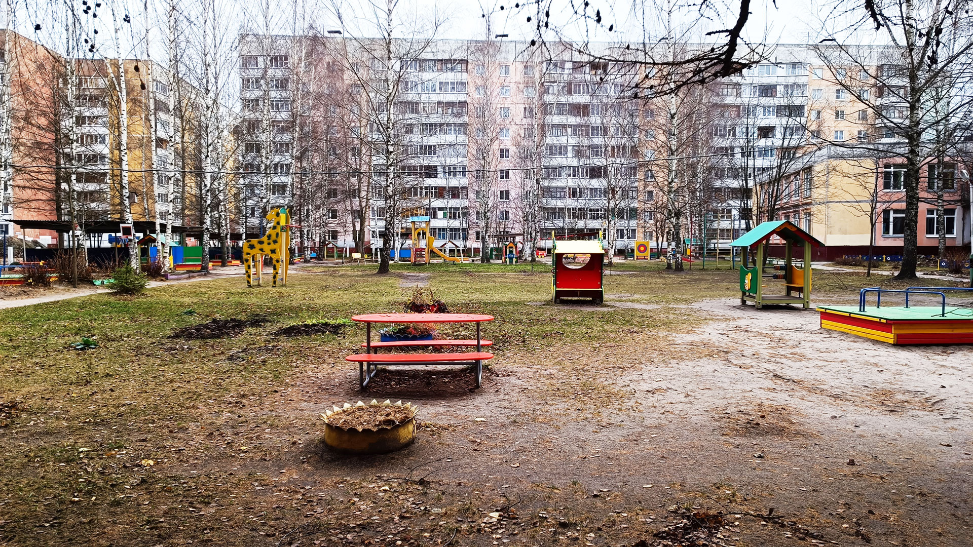 Детский сад 237 Ярославль: зона игровой территории.